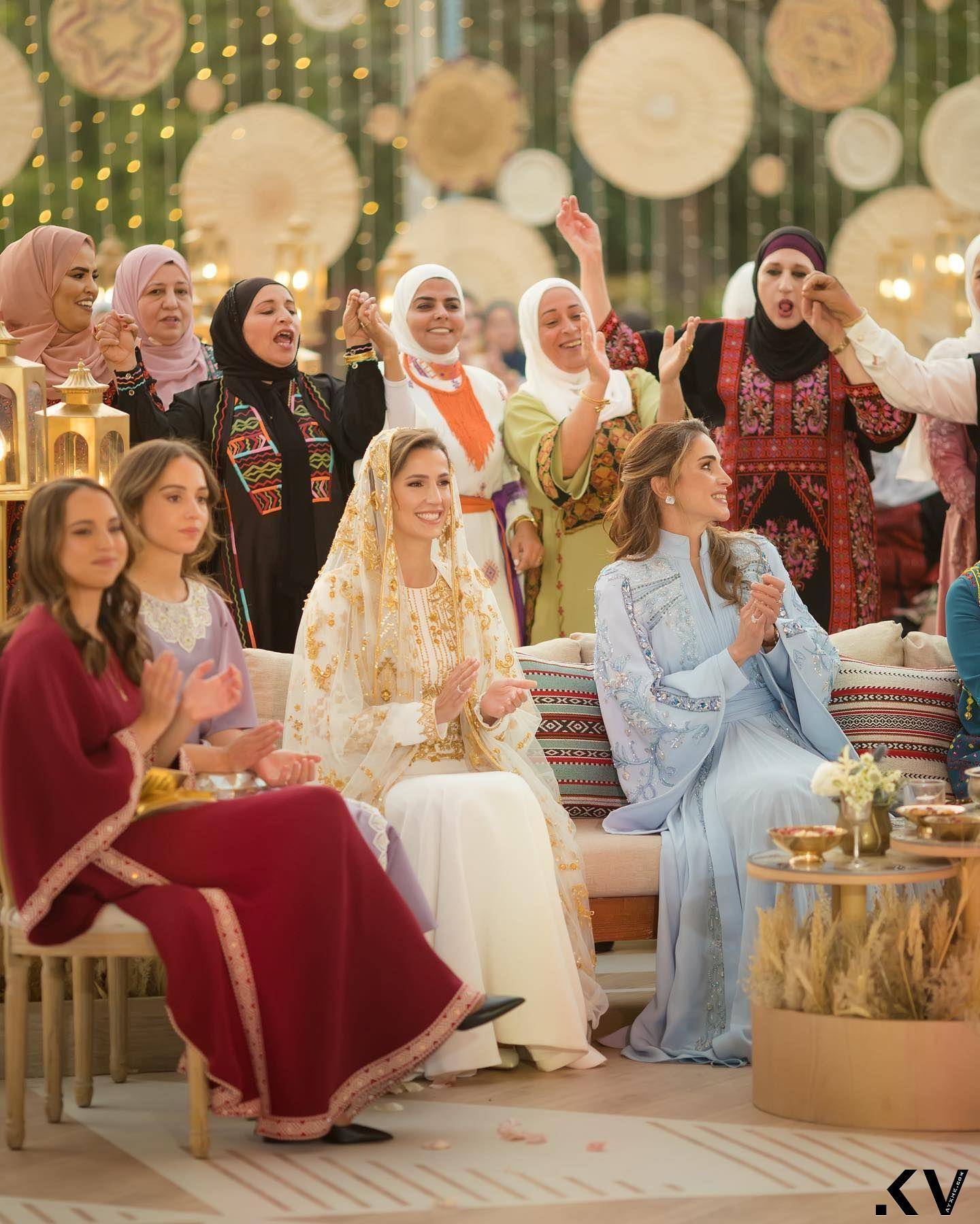 沙乌地阿拉伯千金将成约旦“最美王妃”　婚前派对礼服绣两国元素 名人名流 图1张